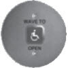 Round w/wheelchair Icon